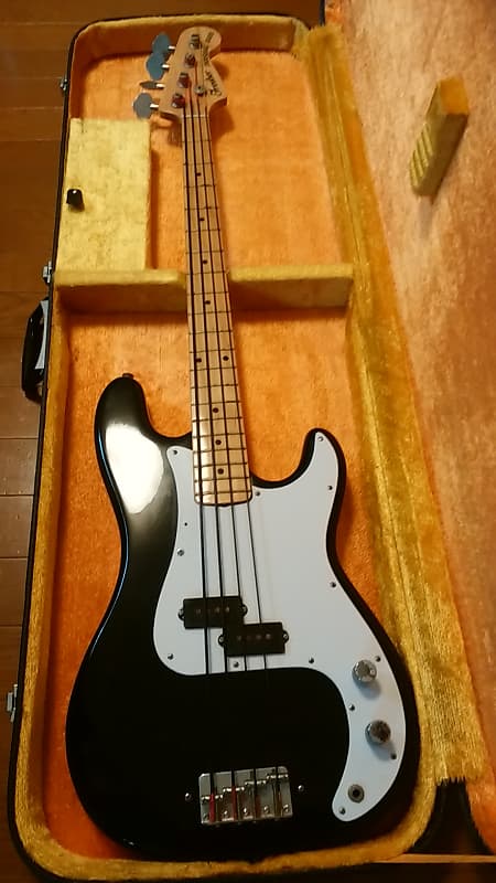 1977-1980 Fresher P-bass, FP 331B, made in Japan, Tuxedo finish,  with hard case, MIJ vintage image 1