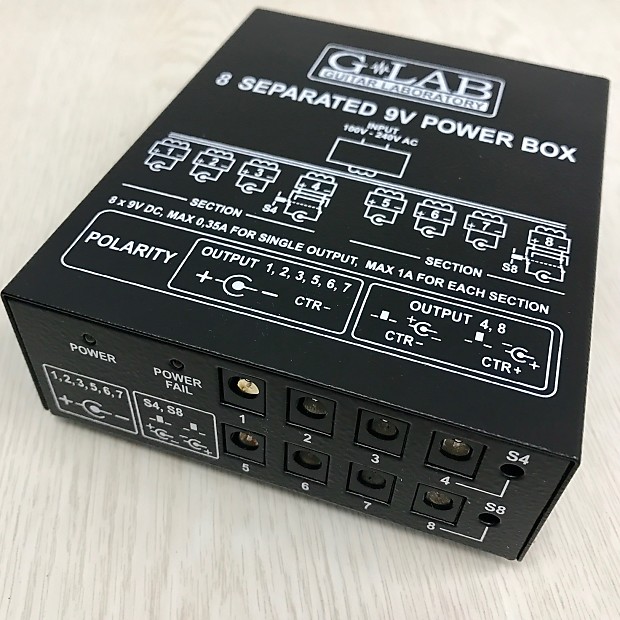 G-Lab PB-1 - 8 separated 9v Power Box