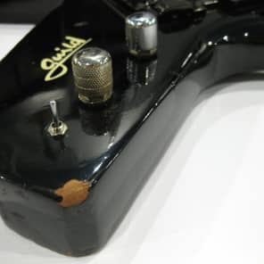 Rare Guild X100 Blade Runner Electric Guitar, 1985, Black image 7