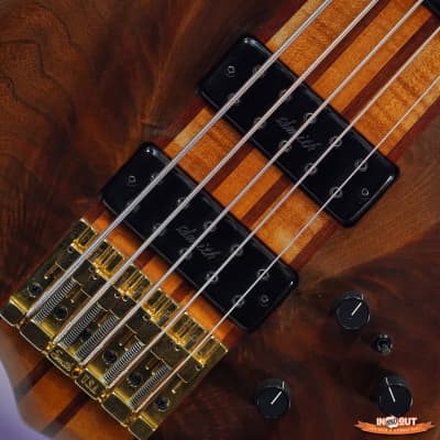Ken Smith  2002 5TN 5 String Bass Black Tiger image 3