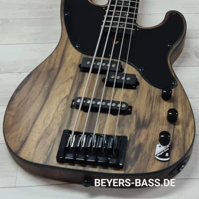 Schecter Model-T 5 Exotic, Black Limba for sale
