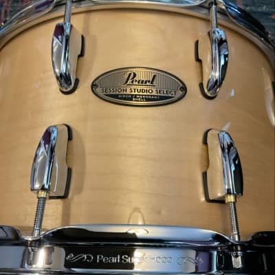 Pearl Session Studio Select Snare Drum - 14" x 8"- Gloss Natural Birch image 2