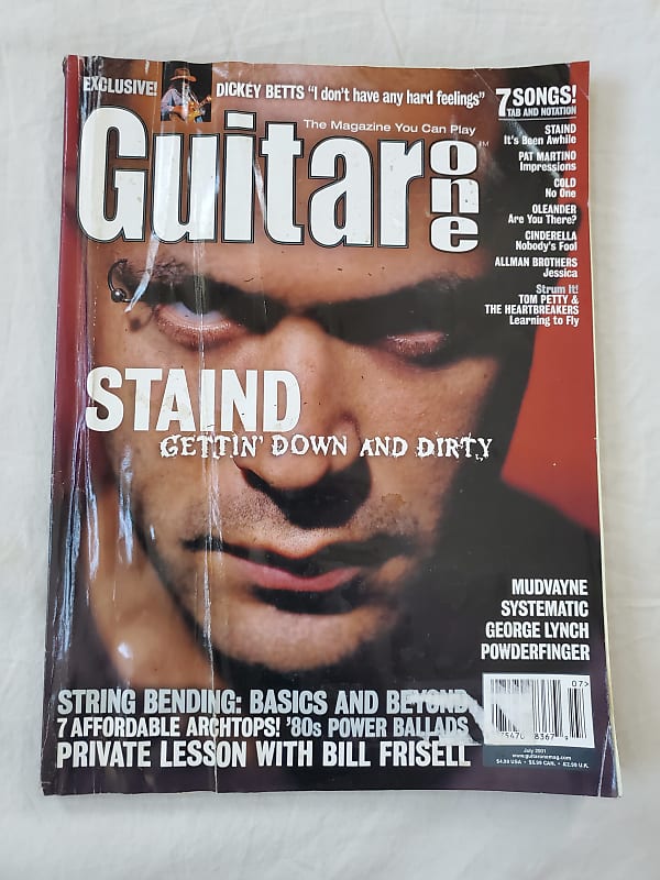 Guitar One Magazine Back Issue July 2001 | Reverb