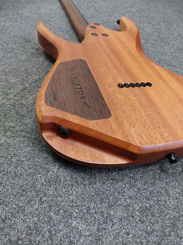 Aviator Guitars Predator 6 2018 Poplar Burl / Charcoal Burst