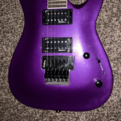 Jackson Electric guitar super Strat  Floyd rose purple  Purple image 3