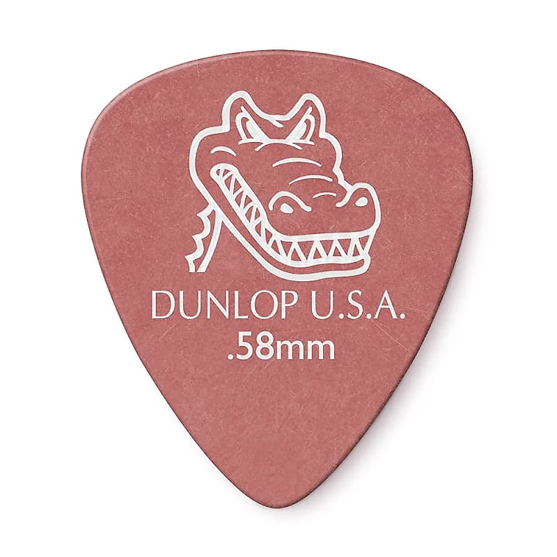 Dunlop 417R58 Gator Grip Standard .58mm Guitar Picks (72-Pack) image 1