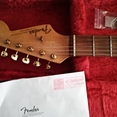 Fender Fender Custom Shop Ltd. Ed. Custom '62 Stratocaster 34of 100 1992 - Red  Flame image 11