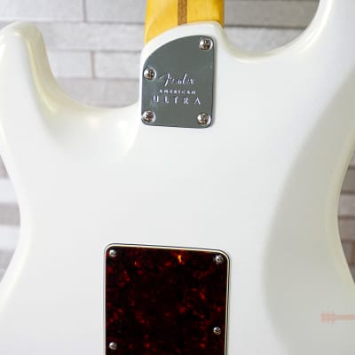 Fender American Ultra Stratocaster with Rosewood Fretboard - Arctic Pearl image 7