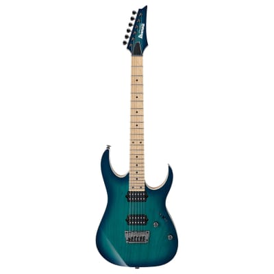 Used Ibanez RG652AHMFX RG Series Electric Guitar - Nebula Green Burst image 4