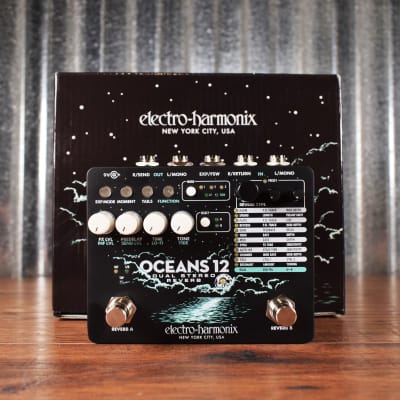 Electro-Harmonix EHX Oceans 12 Dual Stereo Reverb Guitar Effect Pedal image 9