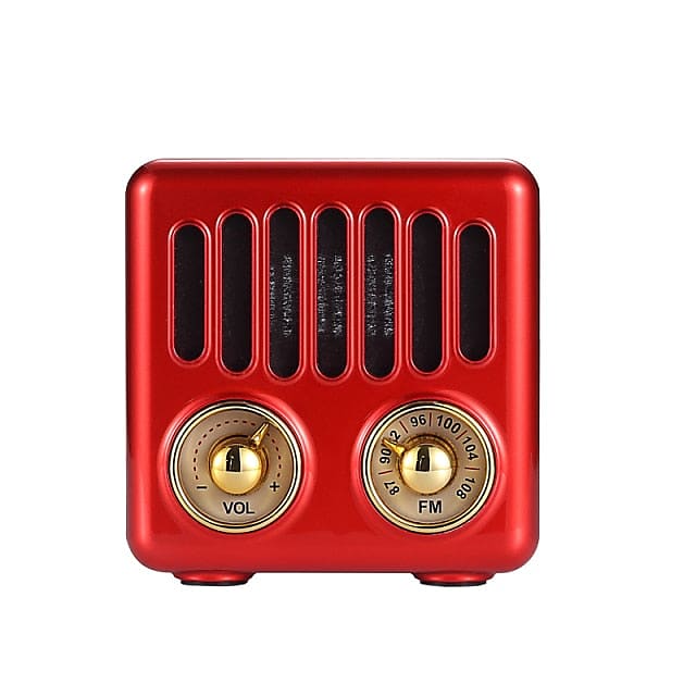 Vintage Radio - red | Reverb