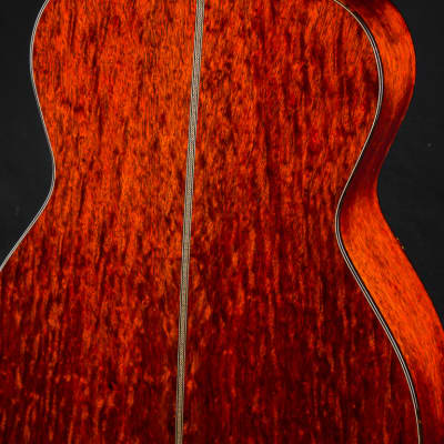 Santa Cruz OM Rare Figured Pernambuco and Fort Ross Chapel Redwood Custom NEW image 18