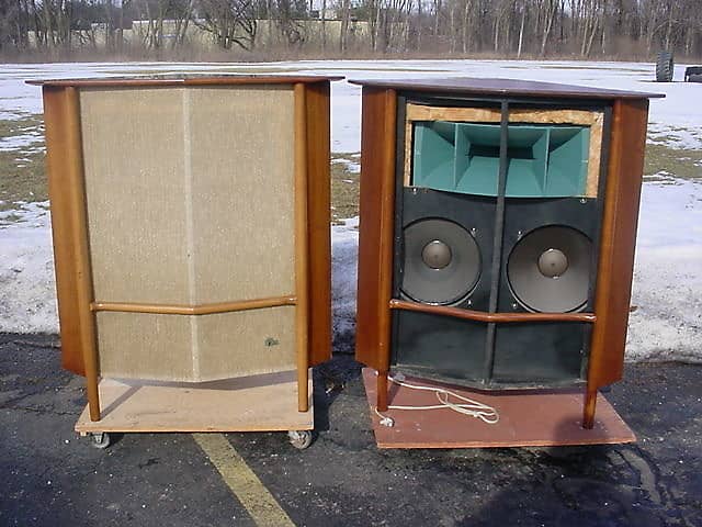 Early Pair Altec The Laguna 830A 830-A Speaker Systems with 803A 803-A  Woofers