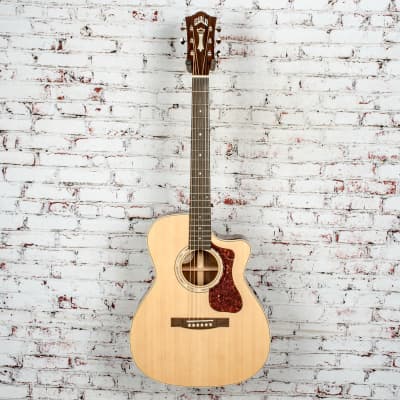 Guild - OM140CE - Single Cut Acoustic/Electric Guitar, Natural - w/ Case - x1093 - USED image 2