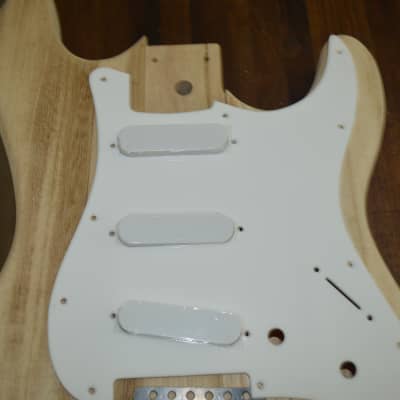 Monte's Guitar  Custom Build Stratocaster White 1/8th Acrylic image 2