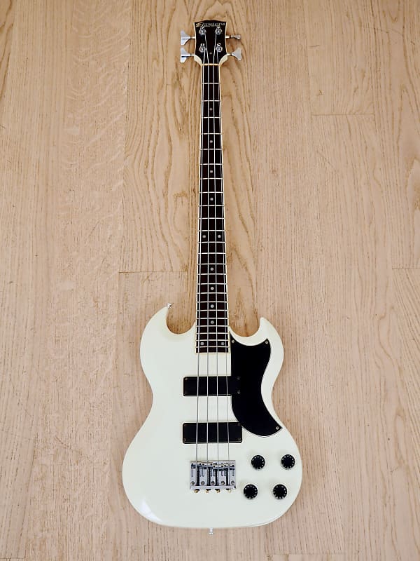 Edwards by ESP E-J-90MF J Luna Sea Signature SG Electric Bass White Japan