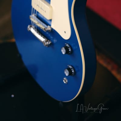 Josh Williams Stella Jr. Electric Guitar #276 - Lightly Relic'd Pelham Blue Finish with  Lollar P90 Soapbar Pickups! image 12