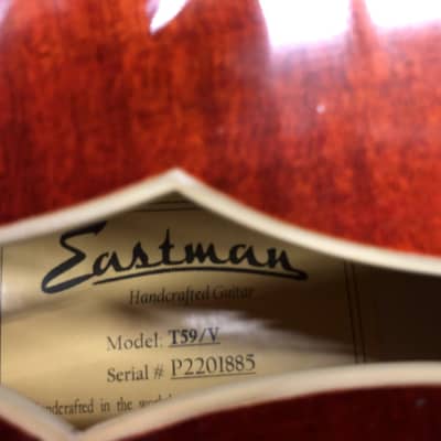 Eastman Thinline Laminate Model T59/v image 7