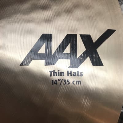 Sabian 14” AAX Thin Hi Hats Traditional image 7