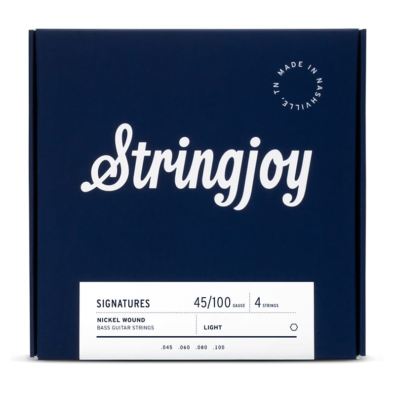 Stringjoy 4-String Electric Bass Light Gauge Long Scale 45-100 image 1