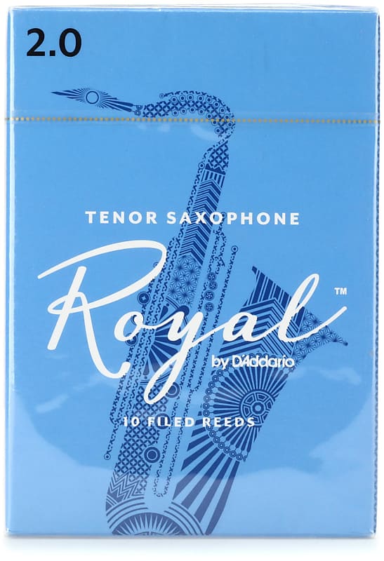 D'Addario RKB1020 - Royal Tenor Saxophone Reeds - 2.0 (10-pack) image 1