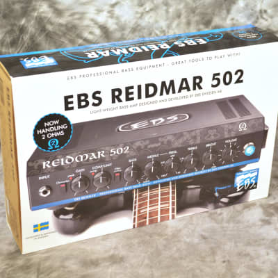 EBS Reidmar 502 Lightweight Class D Bass Amp Head - 500W image 11