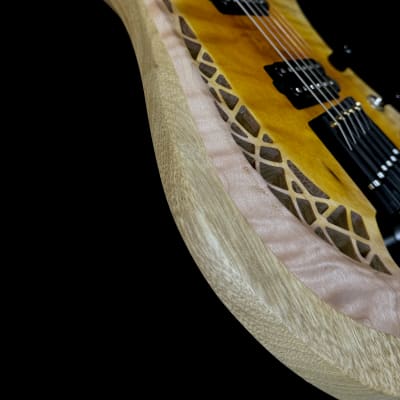 OD Guitars Minerva - High Grade Quilt Maple Top - Black Limba Body image 13