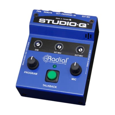 Radial Studio-Q Studio Talkback Controller with Built-In Mic and External Input image 3