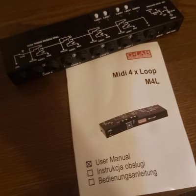 G-Lab M4L MIDI 4X LOOP - Black | Reverb