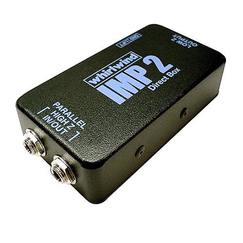 Whirlwind IMP 2 Passive Single Channel Direct Box for PA or Studio, 20Hz-20kHz Frequency Response image 1