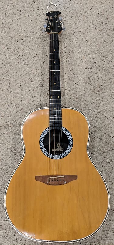 ギター Ovation MATRIX 1642-4 Ovation Matrix 1642-4 1978 USA Made Electric Acoustic Guitar
