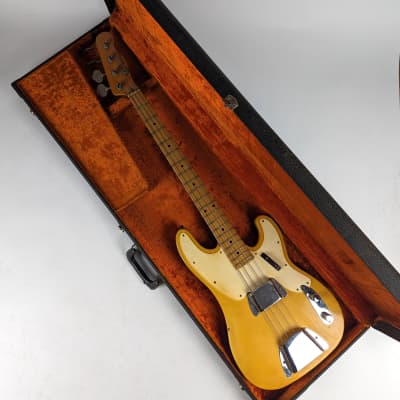 Fender Tele Bass 1971 - Blond White W/OHSC image 12