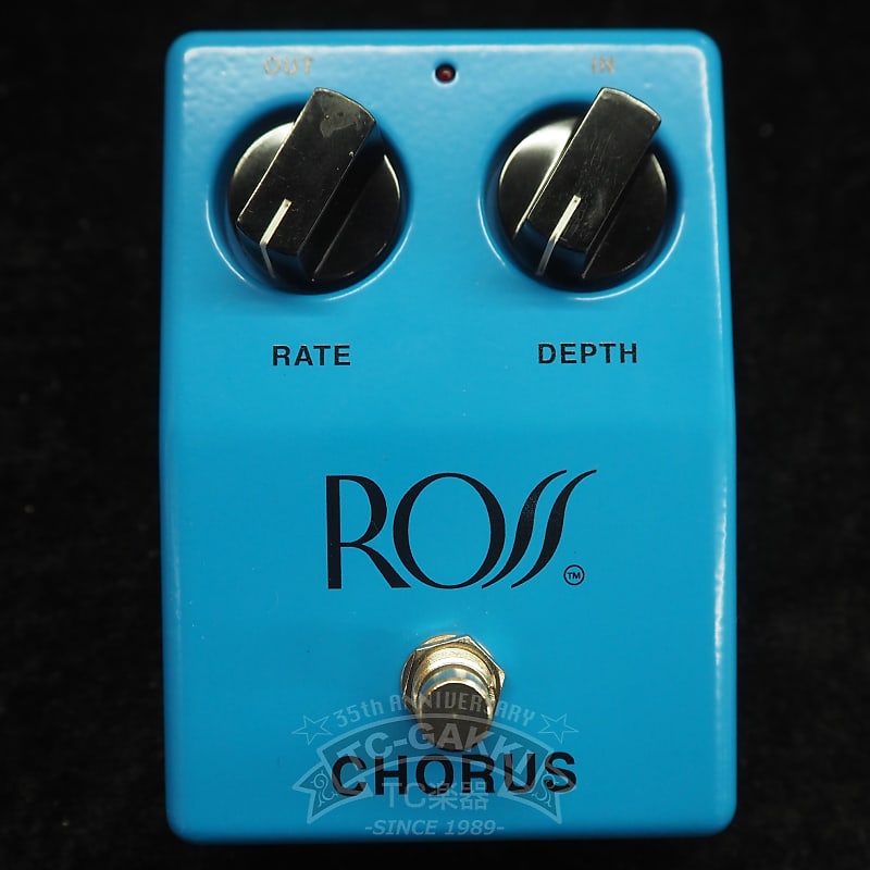 Vintage 1980s Ross Chorus Pedal Guitar Effect Stompbox Model