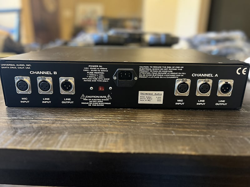 Universal Audio 2-610 Dual Channel Mic Preamplifier | Reverb