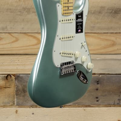 Fender  American Professional II Stratocaster Electric Guitar Mystic Surf Green w/ Case & Maple Fretboard image 1