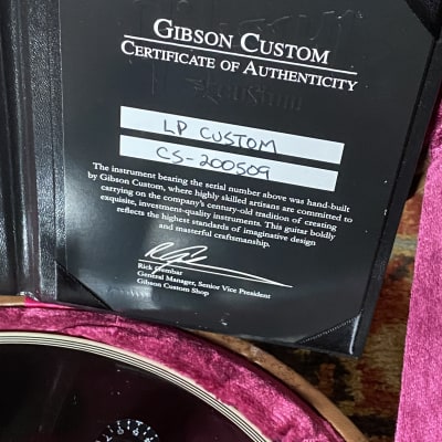 2012 Gibson Les Paul Custom - Maduro Brown (Almost Black), Rosewood Fretboard image 6