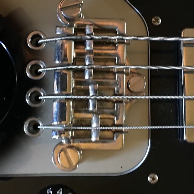 Burny FVB-65 SLS 4 String through Bass Guitar Silverburst Gibson Flying V  Copy