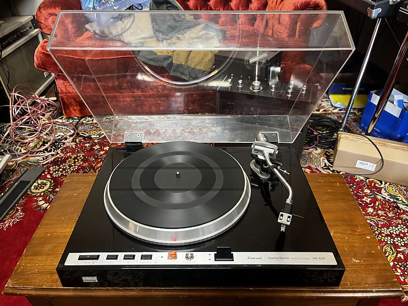 Sansui SR 838 Quartz-Servo Direct Drive Turntable 1980s  			