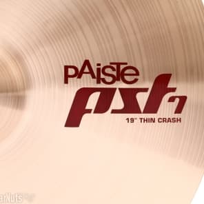 Paiste 19 inch PST 7 Thin Crash Cymbal image 4