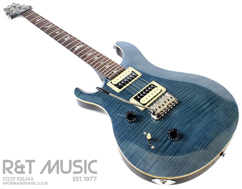 ギター PRS SE Custom24 Whale Blue Prs SE Custom 24 2018 - whale blue Double cut electric guitar