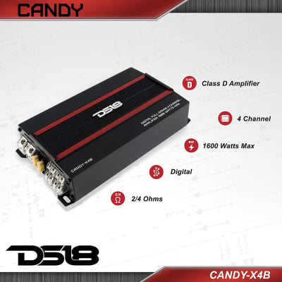 DS18 - CANDY-X2B - 800 Watt 2 Channel Stereo Amplifier | Reverb