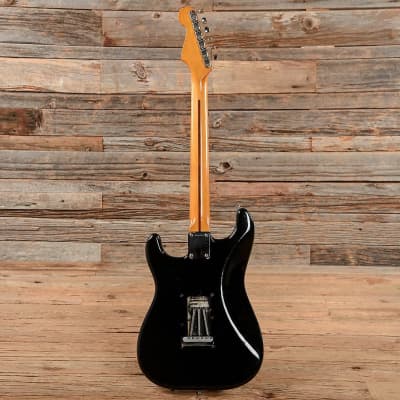 1982 Fender 1957 Stratocaster Fullerton Reissue Black AVRI image 7