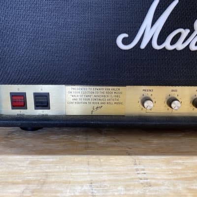 1985 Marshall JCM 800 Van Halen Arredondo History image 2