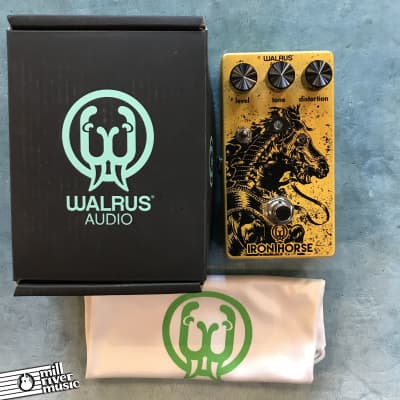 Walrus Audio Iron Horse V2 LM308 Distortion Effects Pedal w/ Box image 1