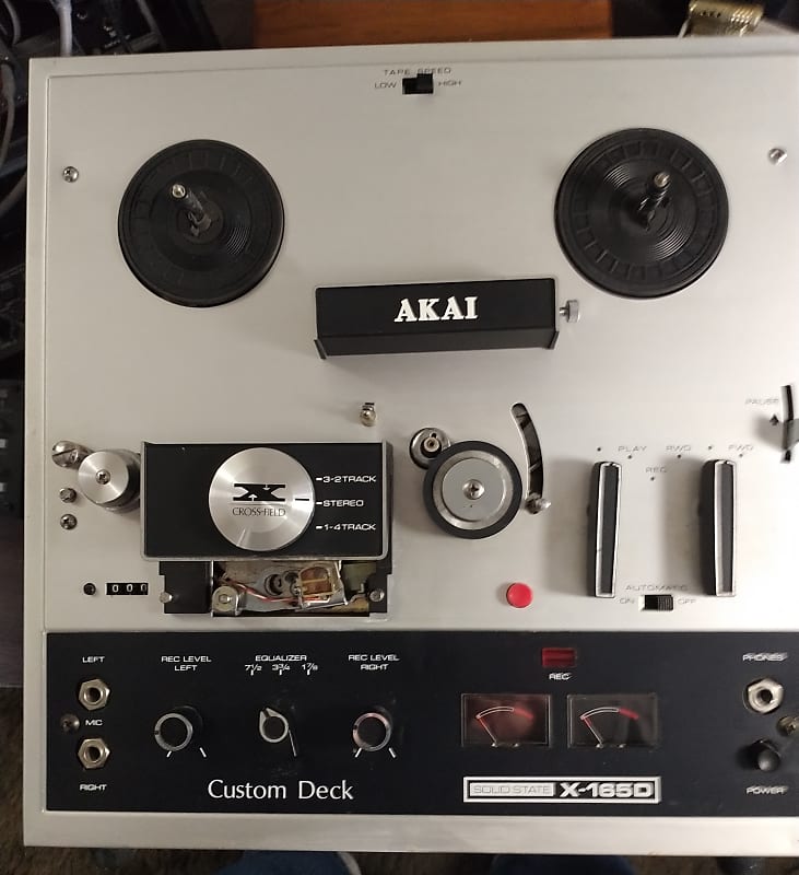 Vintage AKAI 1721W Reel to Reel Tape Deck for Parts/Repair 