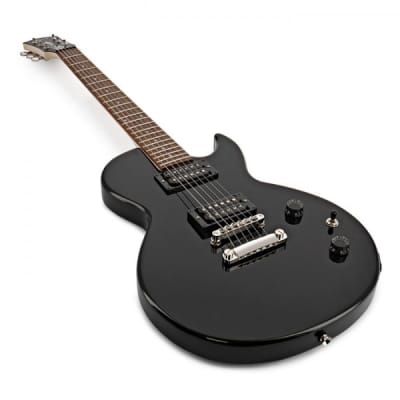 Cort CR50 BK Poplar Body Electric Guitar Gloss Black Reverb
