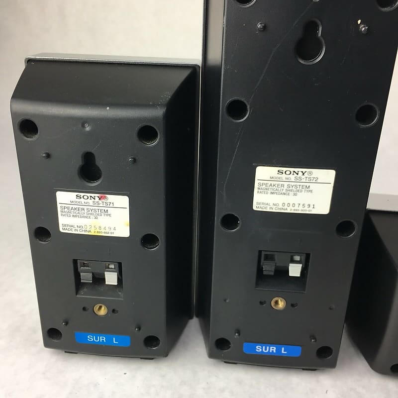 Sony SS-TS72 SS-CT71/ SS-TS71 Home Theater Front Center Speakers Sound  Great