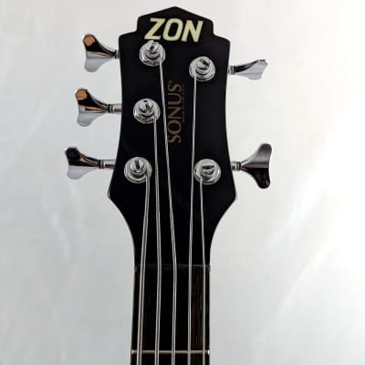 ZON Sonus 5/2 Carbon Graphite Neck 5-String Bass w/Case (35" Scale) image 7