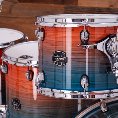 MAPEX ARMORY LIMITED EDITION 7 PIECE DRUM KIT, GARNET OCEAN image 14