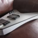 Schecter Research V-1 Platinum Electric Guitar Satin Silver #W18031305